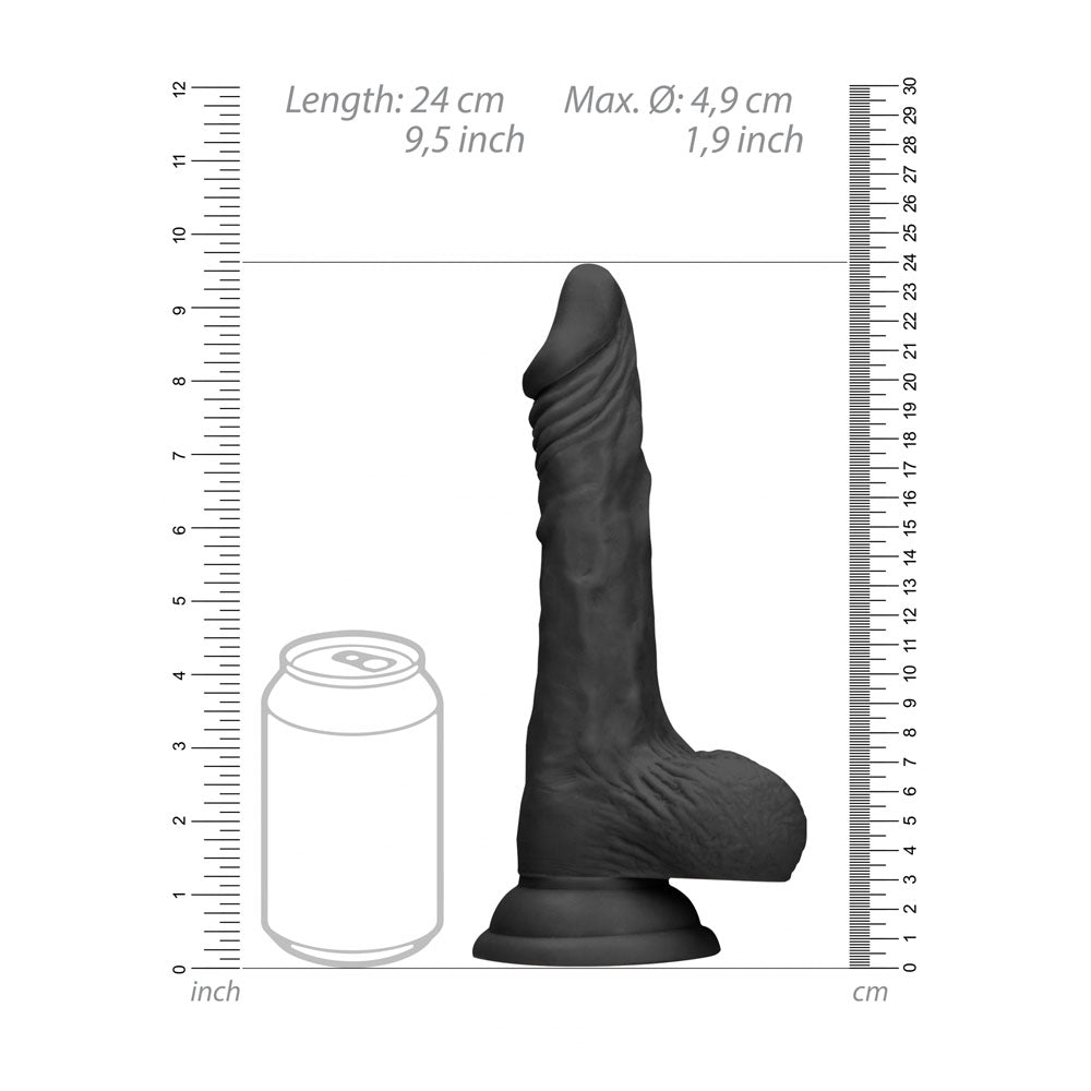 REALROCK 9'' Realistic Dong with Balls -  -  22.9 cm Dong
