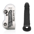 REALROCK 9'' Realistic Penis Extender with Rings -  -  22.9 cm Penis Extension Sleeve Shots Toys