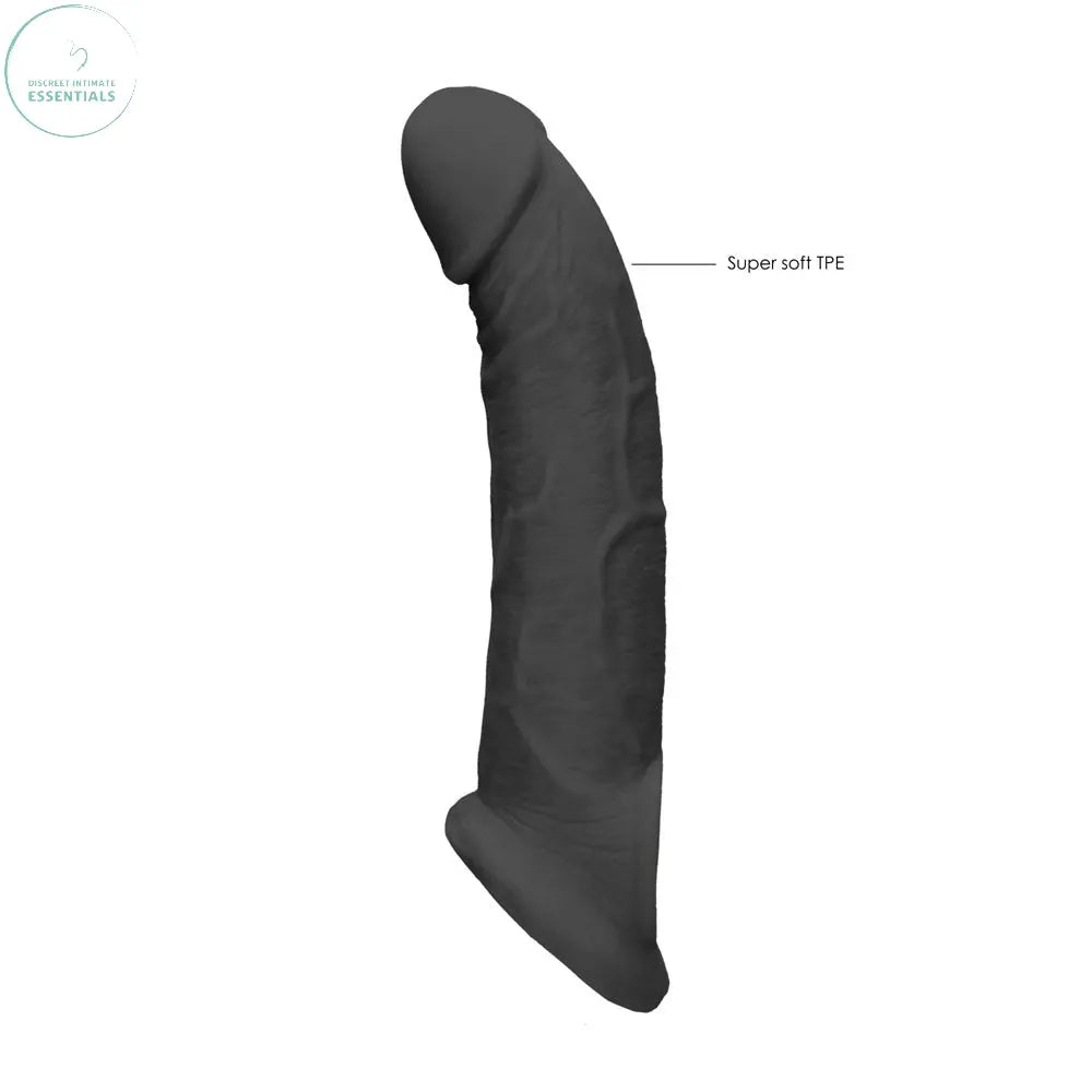 REALROCK 9'' Realistic Penis Extender with Rings -  -  22.9 cm Penis Extension Sleeve Shots Toys