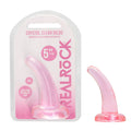 REALROCK Non Realistic Dildo With Suction Cup - 11.5 cm -  11.5 cm Curved Pegging Dong