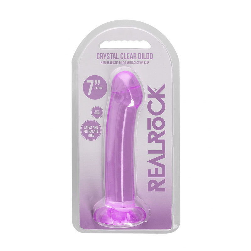 REALROCK Non Realistic Dildo With Suction Cup - 17 cm -  17 cm Dong