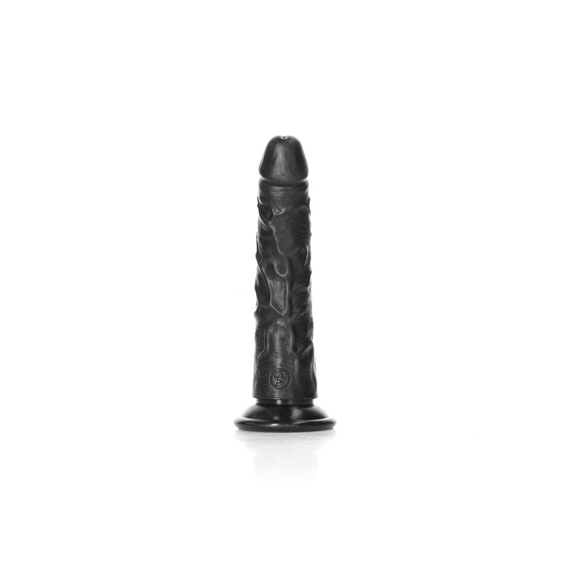 REALROCK realistic slim dildo without balls - 15.5 cm dong with realistic veins for g-spot stimulation.