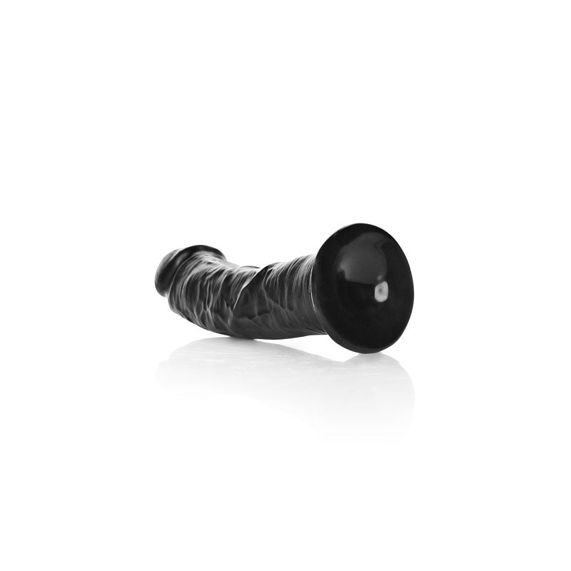 REALROCK Realistic Regular Curved Dildo with Suction Cup - 15.5 cm -  15.5 cm (6'') Dong