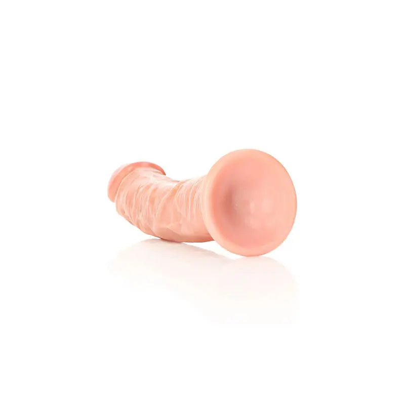 REALROCK Realistic Regular Curved Dildo with Suction Cup - 18 cm -  18 cm (7'') Dong Shots Toys Discreet Intimate Essentials.