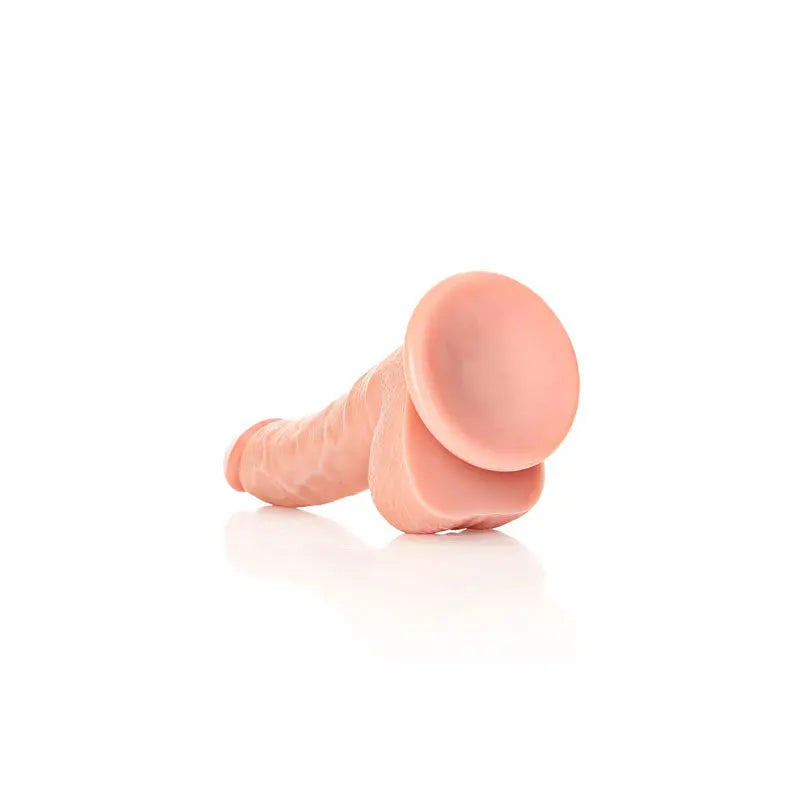 REALROCK Realistic Regular Curved Dong with Balls - 18 cm -  18 cm (7'') Dong Shots Toys Discreet Intimate Essentials.