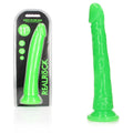 REALROCK 29 cm Slim Glow in the Dark Neon -  - Glow in Dark 29 cm (11'') Dong displayed with packaging.