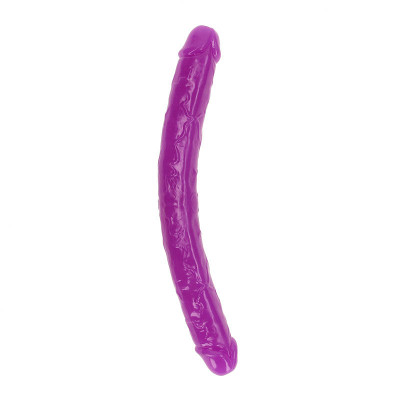 REALROCK 38 cm Double Dong Glow -  -  38 cm (15'') Double Dong in vibrant purple for intimate essentials.