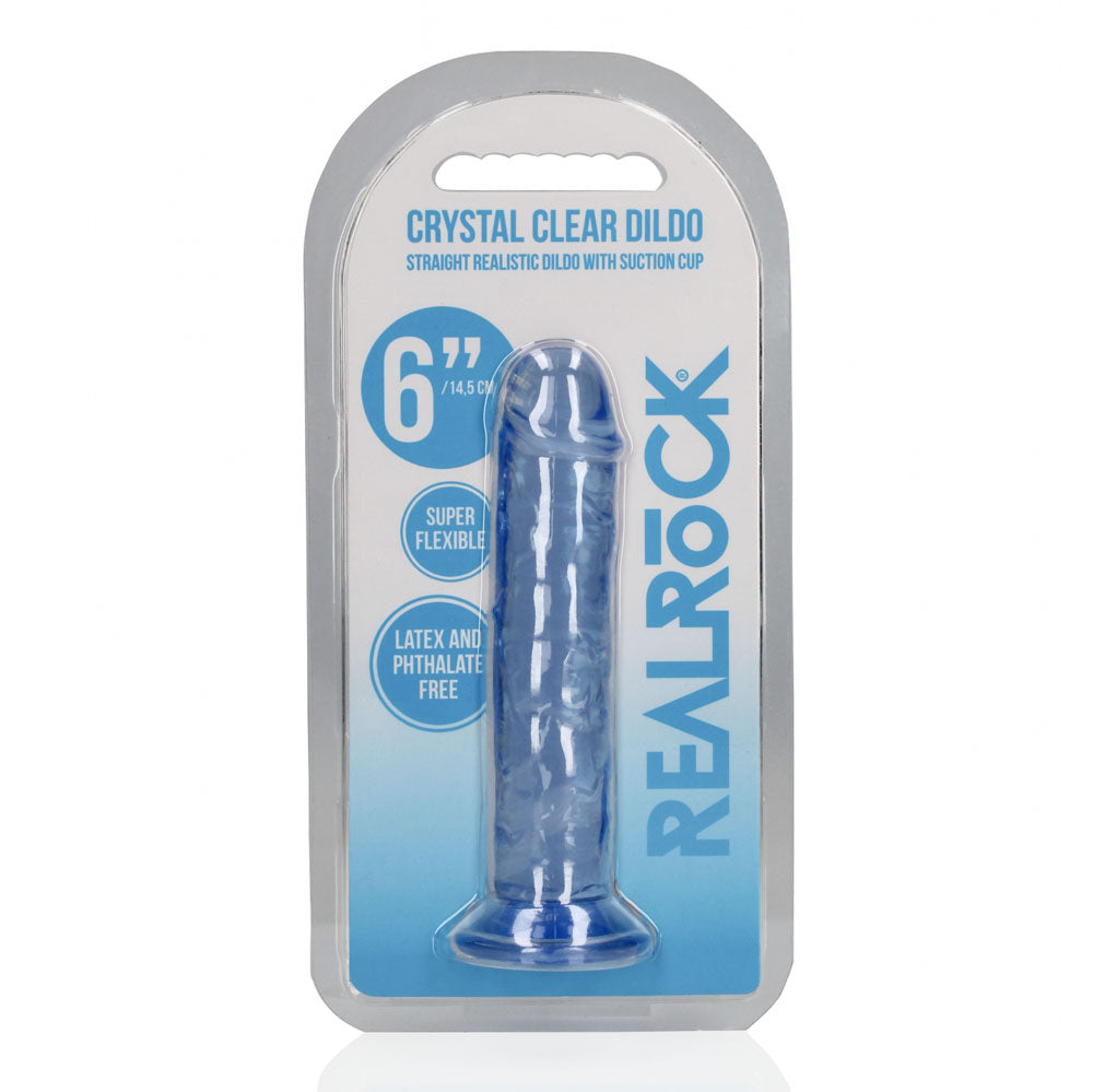 REALROCK 15.5 cm Straight Dildo -  -  15.5 cm (6'') Dong