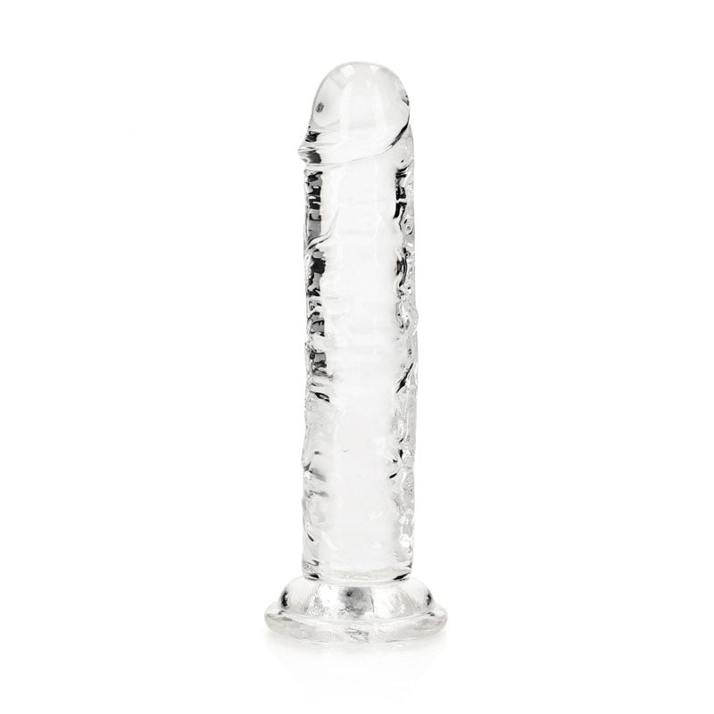 REALROCK 15.5 cm Straight Dildo -  -  15.5 cm (6'') Dong, clear dildo for intimate essentials, anal and vaginal use.