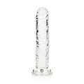 REALROCK 15.5 cm Straight Dildo -  -  15.5 cm (6'') Dong, clear dildo for intimate essentials, anal and vaginal use.