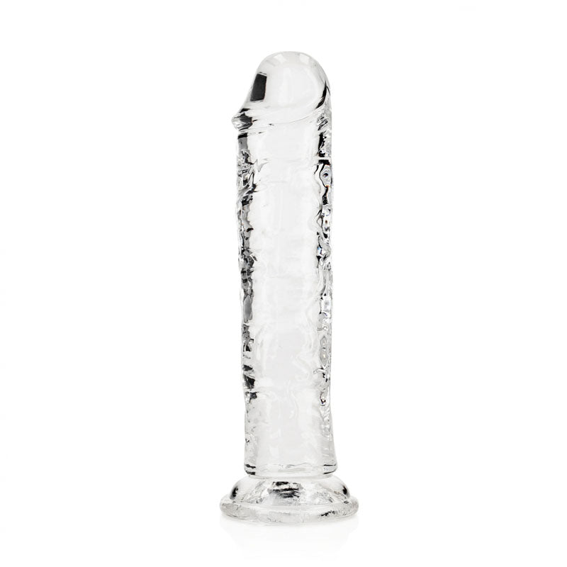 REALROCK 18 cm Straight Dildo -  -  18 cm (7'') Dong, clear design, suitable for anal and vaginal use, precision stimulation.