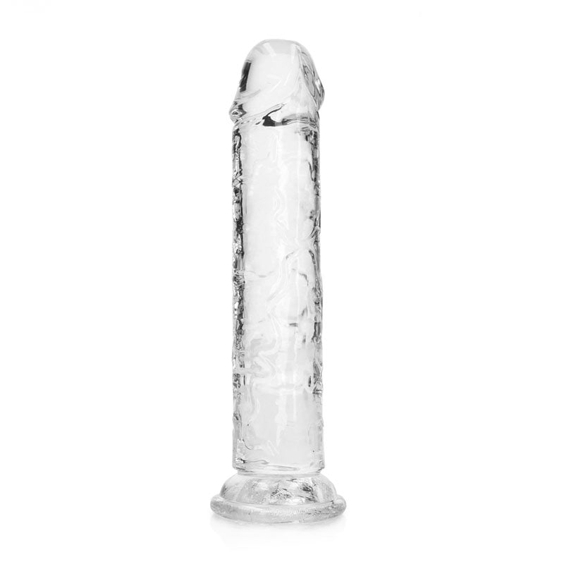 REALROCK 18 cm Straight Dildo -  -  18 cm (7'') Dong, clear dildo for intimate essentials for her, perfect for pleasure.