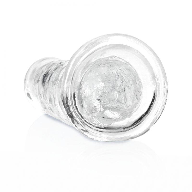 REALROCK 18 cm Straight Dildo -  -  18 cm (7'') Dong featuring a clear design for precision stimulation.