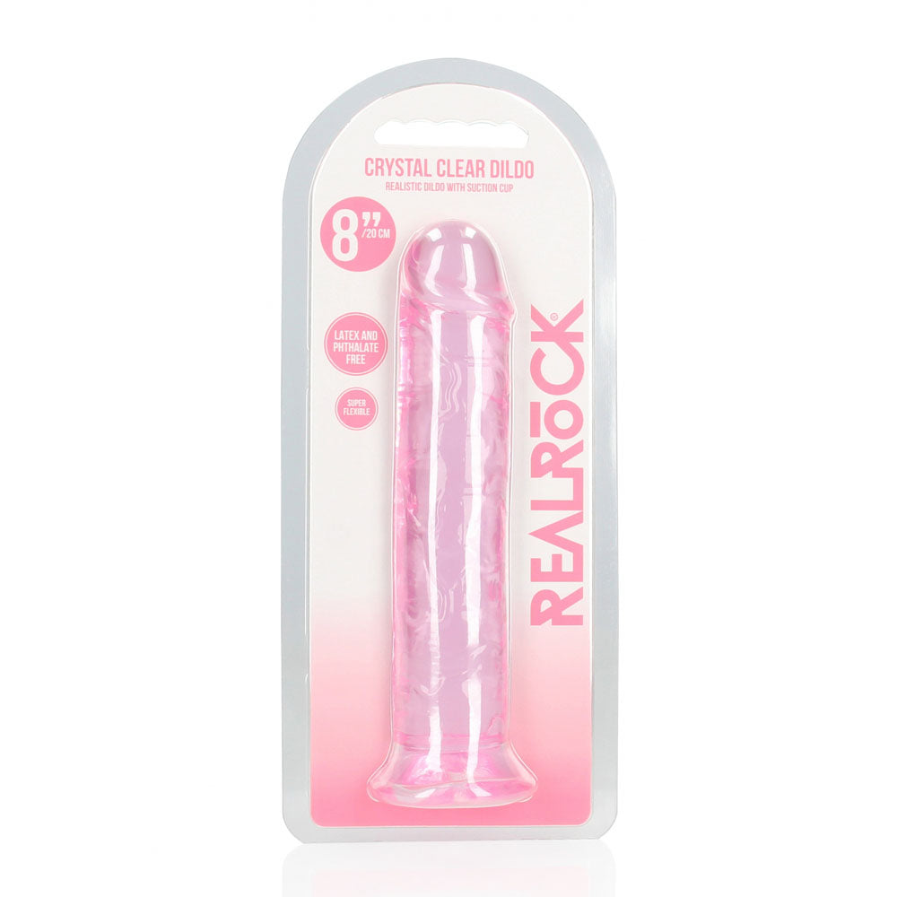 REALROCK 20 cm Straight Dildo -  -  20 cm (8'') Dong