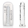 REALROCK 28 cm Straight Dildo - Transparent -  28 cm (10'') Dong