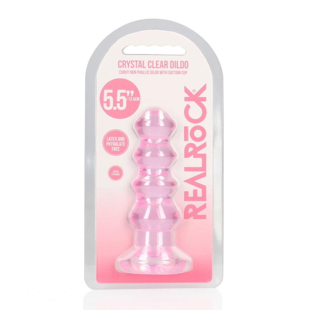 REALROCK 14 cm Curvy Anal Plug -  -  14 cm (4.5'') Butt Plug