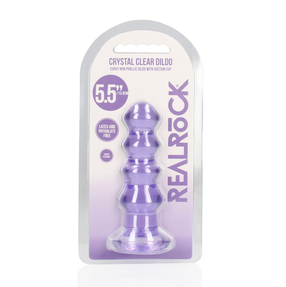 REALROCK 14 cm Curvy Anal Plug -  -  14 cm (4.5'') Butt Plug
