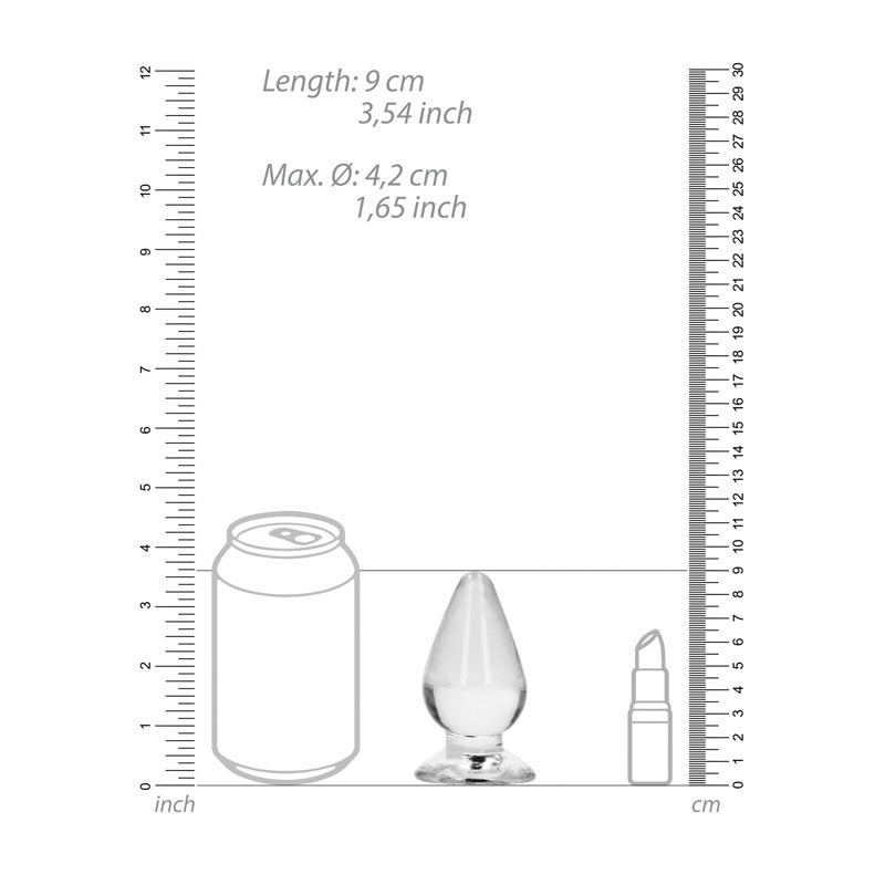 REALROCK 9 cm Anal Plug -  -  9 cm (3.5'') Butt Plug