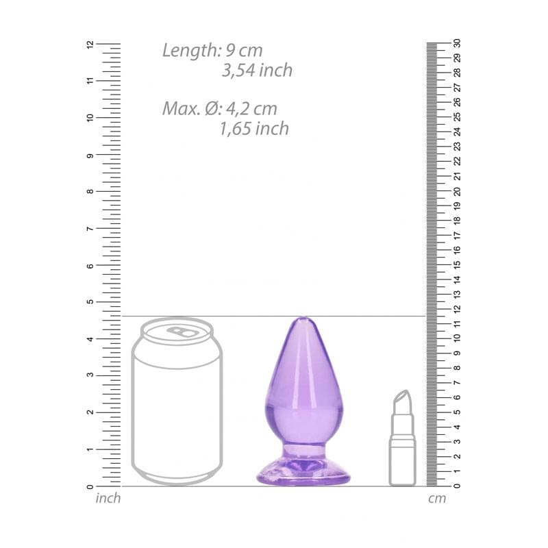 REALROCK 11.5 cm Anal Plug -  -  11.5 cm (4.5'') Butt Plug