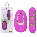 Maia JESSI 420 Remote - 7.6 cm USB Rechargeable Bullet with Wireless Remote in vibrant packaging and design.