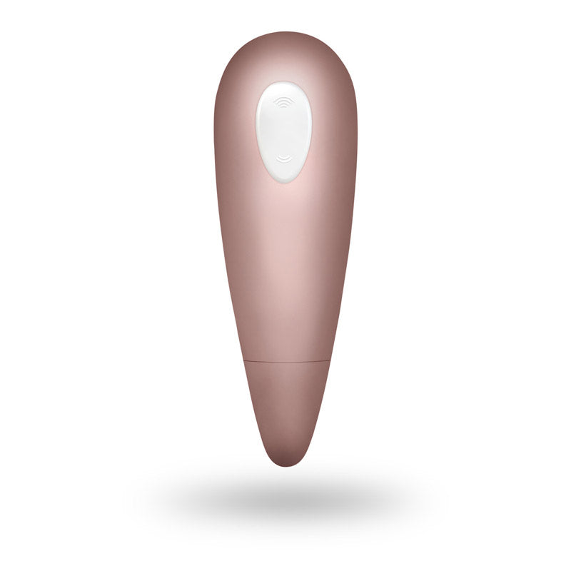 Satisfyer Number 1 - Touch-Free Clitoral Stimulator in elegant pink design for intimate essentials for her.