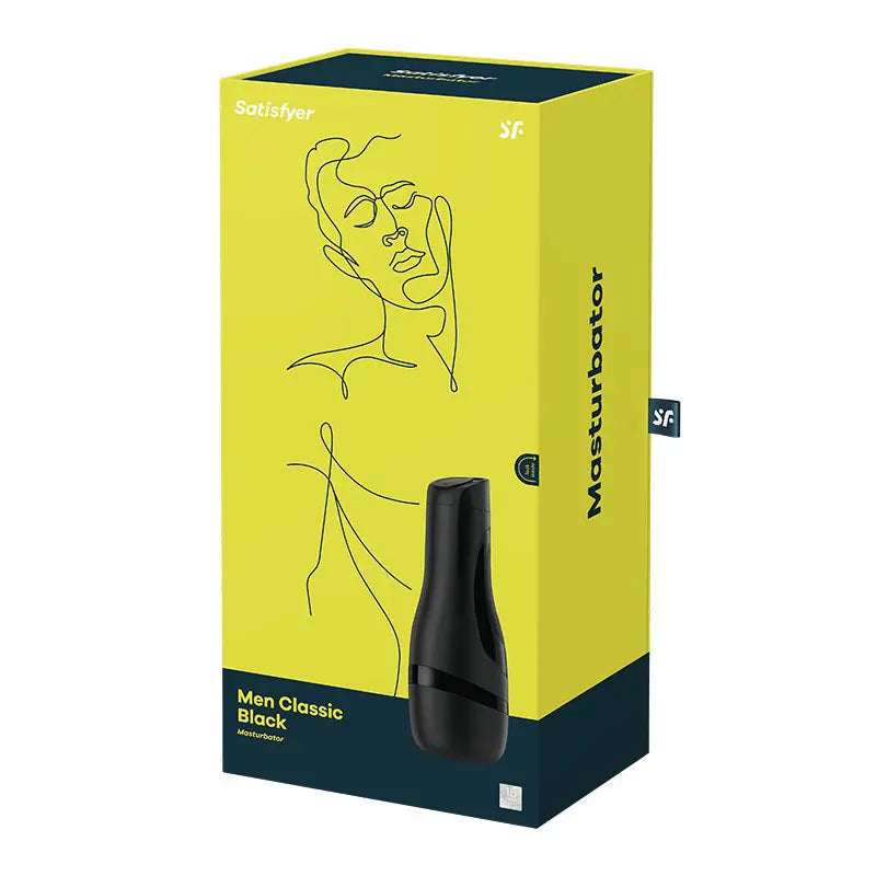 Satisfyer Men Classic - Black Stroker Satisfyer Discreet Intimate Essentials.