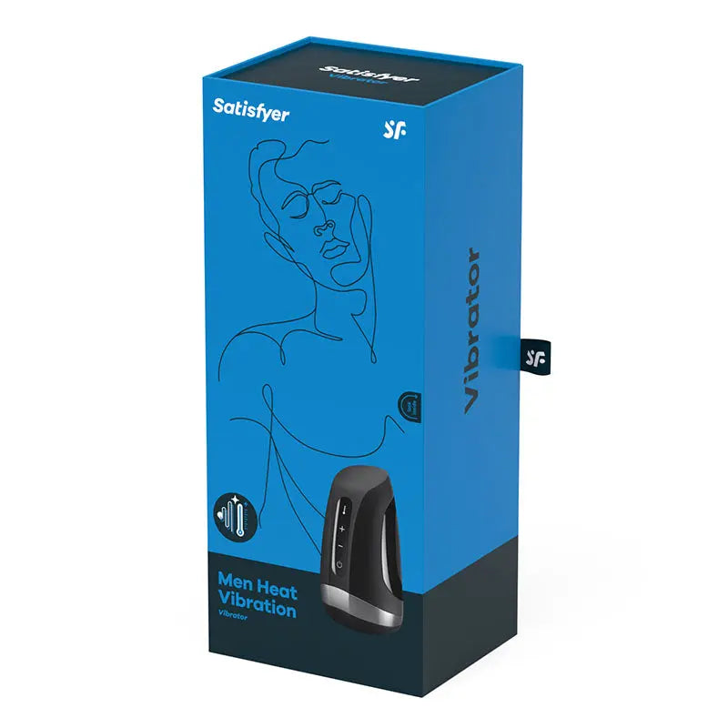 Satisfyer Men Heat Vibration -  USB Rechargeable Masturbator Satisfyer Discreet Intimate Essentials.