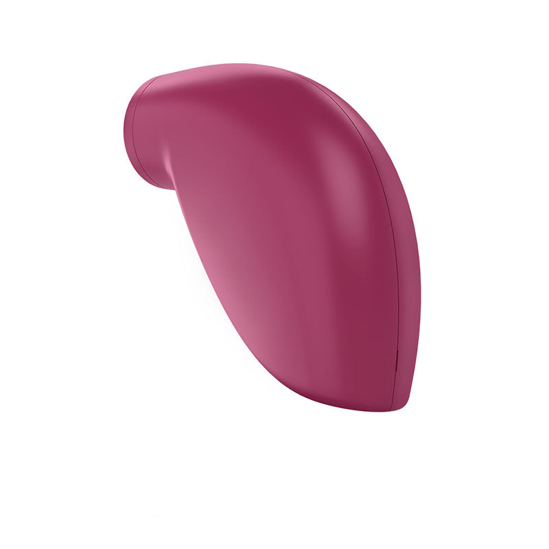 Satisfyer One Night Stand - Touch-Free Disposable Clitoral Stimulator in vibrant pink design.