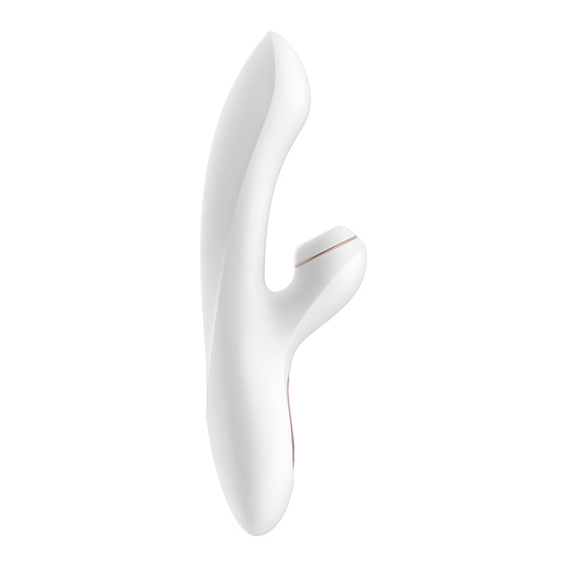 Satisfyer Pro + G-Spot - 22 cm USB Rechargeable Rabbit Vibrator with Touch-Free Clitoral Stimulator