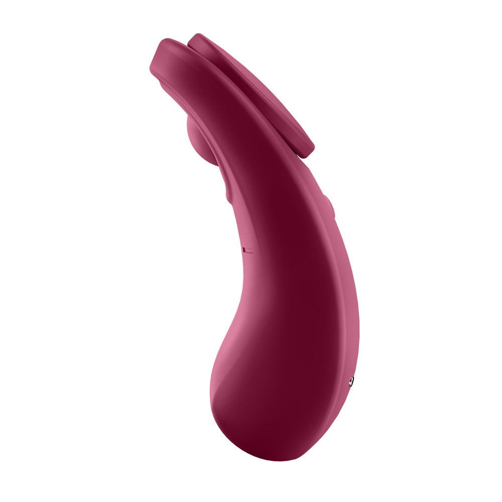 Satisfyer Sexy Secret - App Contolled USB-Rechargeable Panty Vibrator in a sleek design, perfect for intimate pleasure.