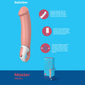 Satisfyer Vibes - Master - 17 cm USB Rechargeable Vibrator showcasing its silicone design and features.