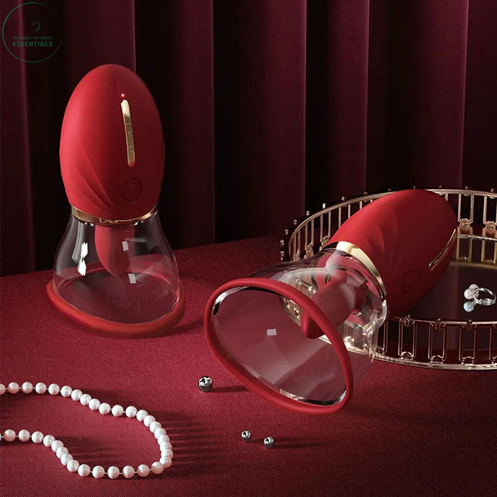 Affordable quality LuvPump Adoramor -  USB Rechargeable Licking & Sucking Ladies Pump  from LuvPump by Discreet Intimate Essentials with Discreet Delivery 