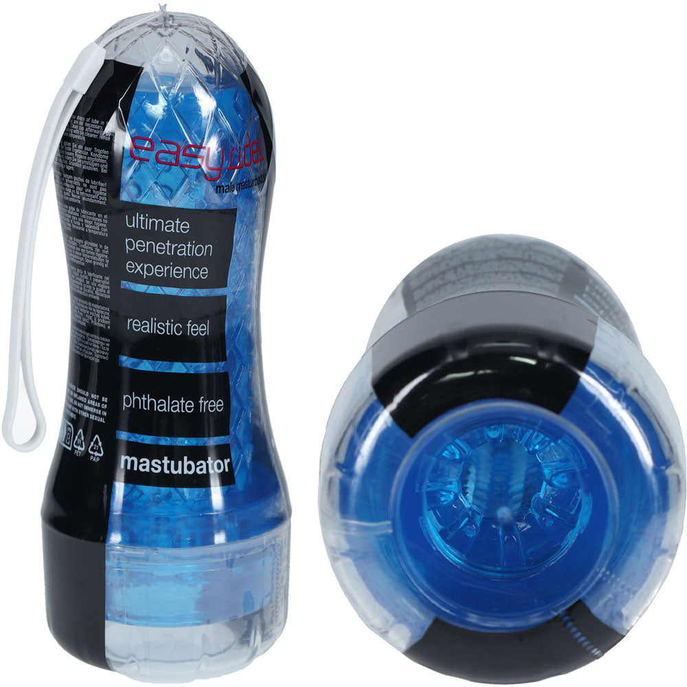 SHOTS Easy Rider -  -  Vagina Stroker, transparent masturbator with realistic feel, phthalate free design.