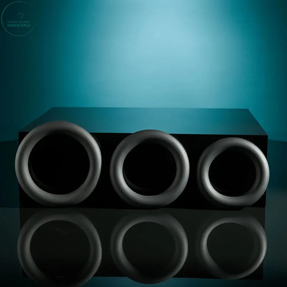 Affordable quality Selopa 3 RING CIRCUS -  Cock Rings - Set of 3 Sizes  from Selopa by Discreet Intimate Essentials with Discreet Delivery 