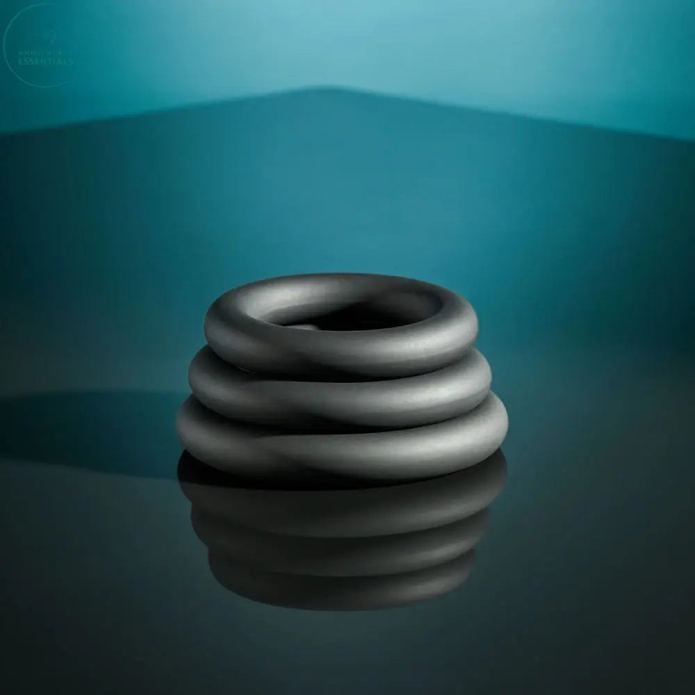 Affordable quality Selopa 3 RING CIRCUS -  Cock Rings - Set of 3 Sizes  from Selopa by Discreet Intimate Essentials with Discreet Delivery 