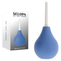 Selopa SQUEAKY CLEAN - Unisex Douche with blue design for gentle anal cleansing, waterproof and easy to store.