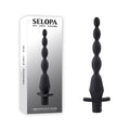 Selopa VIBRATING BUTT BEADS - 22 cm USB Rechargeable Vibrating Anal Beads in sleek packaging.