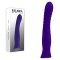 Selopa TRIXXXIE - 22.2 cm USB Rechargeable Vibrator in purple, designed for intimate essentials.