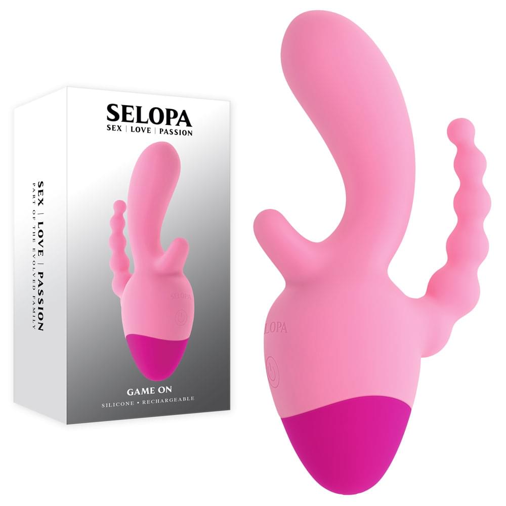 Selopa GAME ON -  USB Rechargeable Mini Triple Stimulator