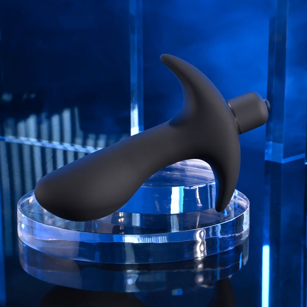 Selopa P-SPOT TRAINER -  12.7 cm Vibrating Prostate Massager on display with sleek design.