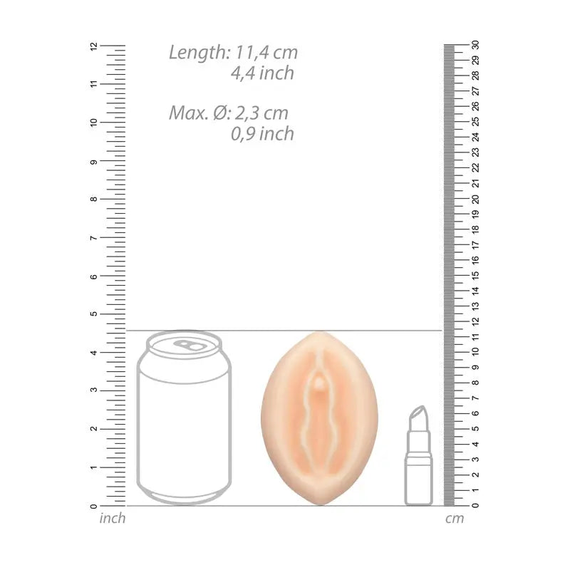 S-Line Pussy Soap -  Novelty Soap Shots Toys Discreet Intimate Essentials.