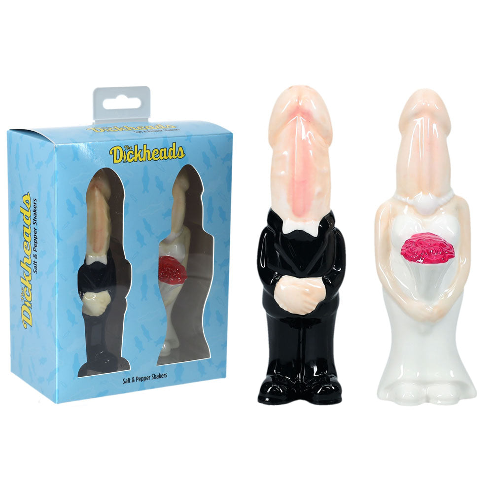 S-LINE The Dickheads - Salt and Pepper Shakers - Novelty Salt & Pepper Shakers in fun couple design with box.