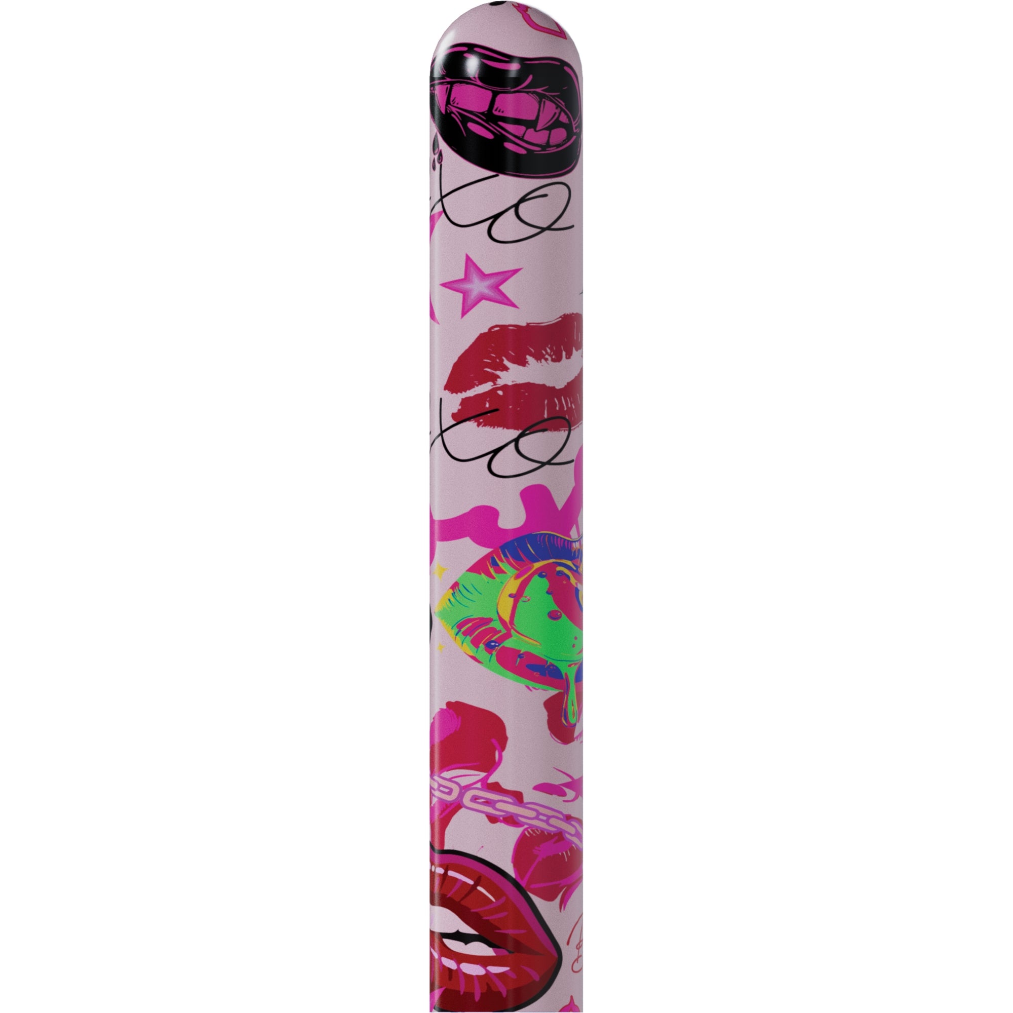 S-LINE Kaotix Display Box - USB Rechargeable Vibrators - Counter Display of 4 x 5 each with colorful lip designs