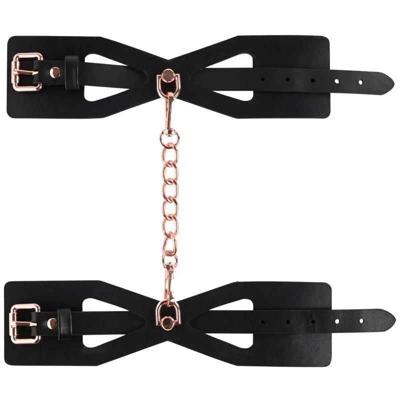 Sex & Mischief Brat Handcuffs - /Rose Gold Restraints Sportsheets Discreet Intimate Essentials.