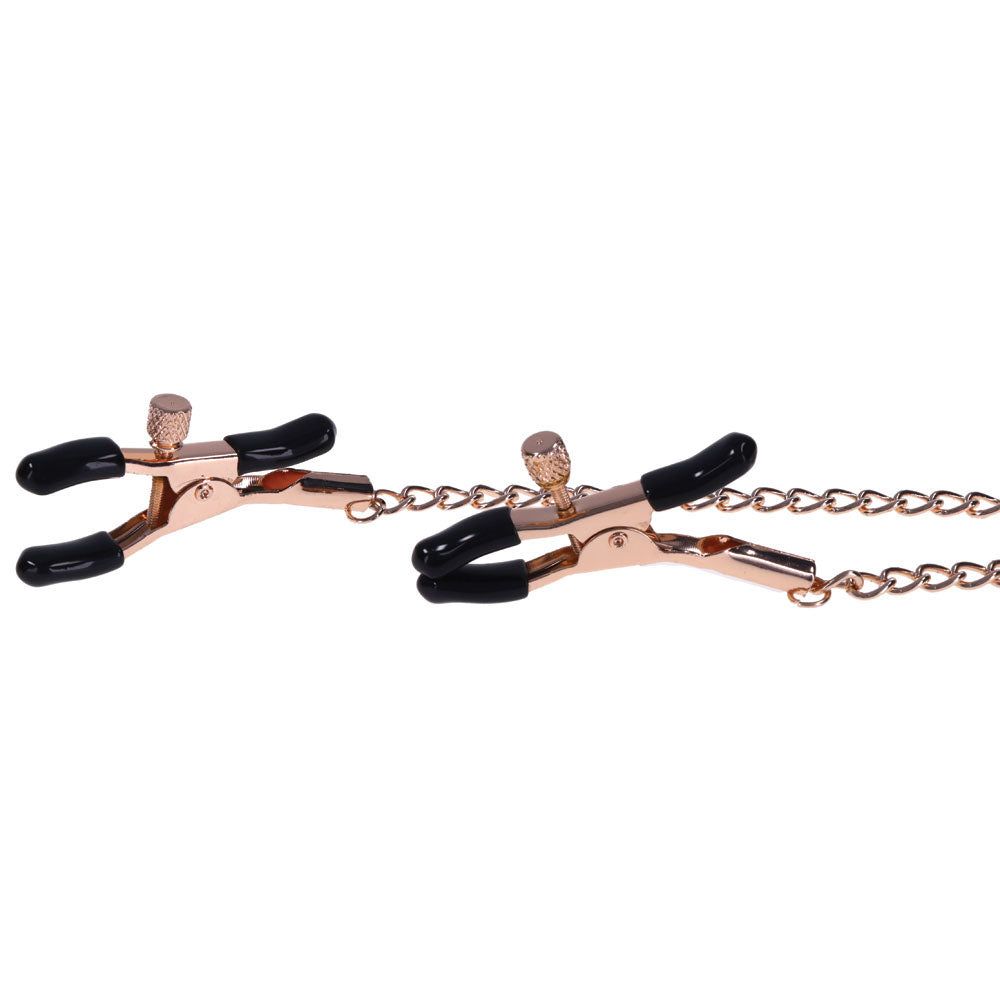 Sex & Mischief Brat Charmed Nipple Clamps -  Nipple Clamps with 45 cm Chain for exploring pleasure and teasing.