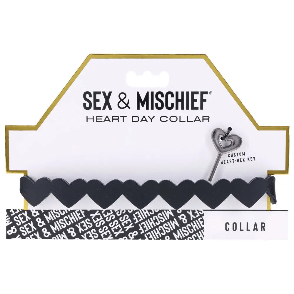 Sex & Mischief Heart Day Collar -  Collar Sportsheets Discreet Intimate Essentials.