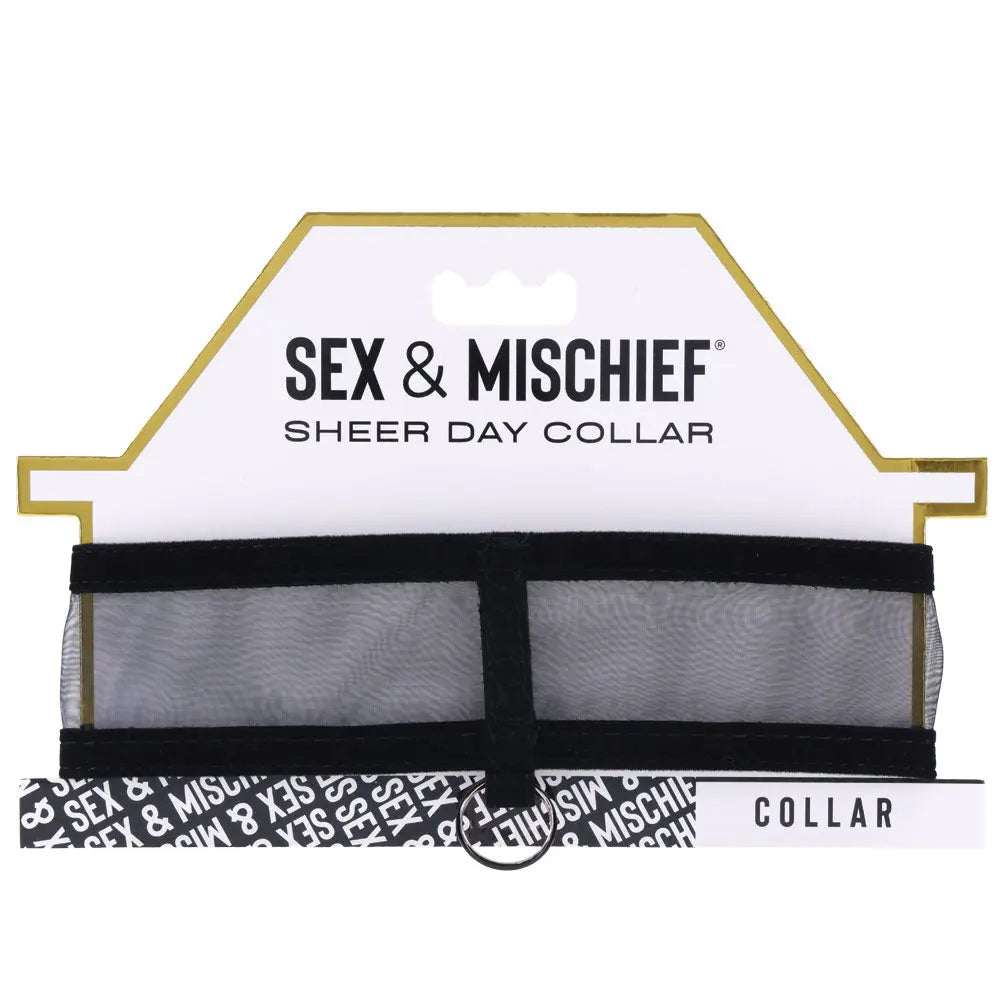 Sex & Mischief Sheer Day Collar -  Collar Sportsheets Discreet Intimate Essentials.