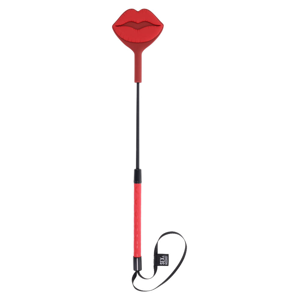 S&M Exs & Ohs Kiss Crop -  Silicone Tipped Crop Whip