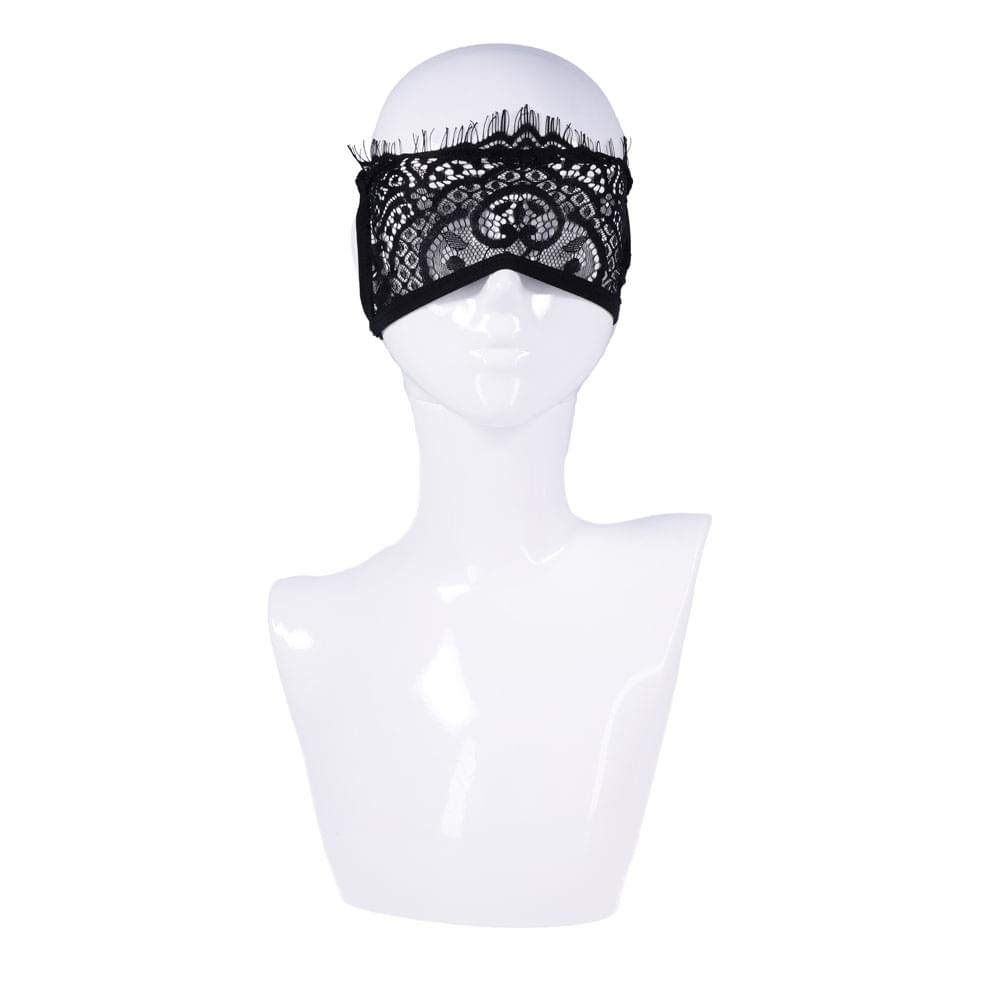 S&M Veiled Vision Lace Blindfold -  Lace Blindfold