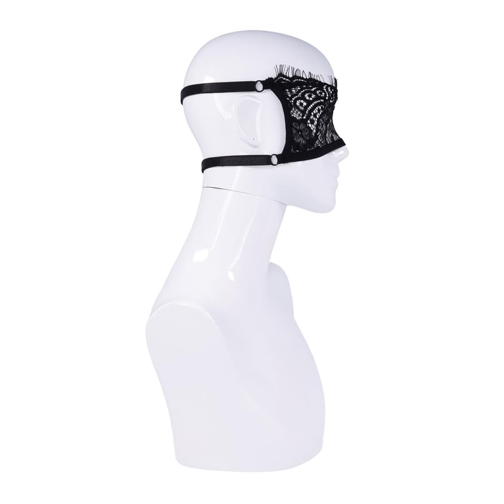 S&M Veiled Vision Lace Blindfold -  Lace Blindfold